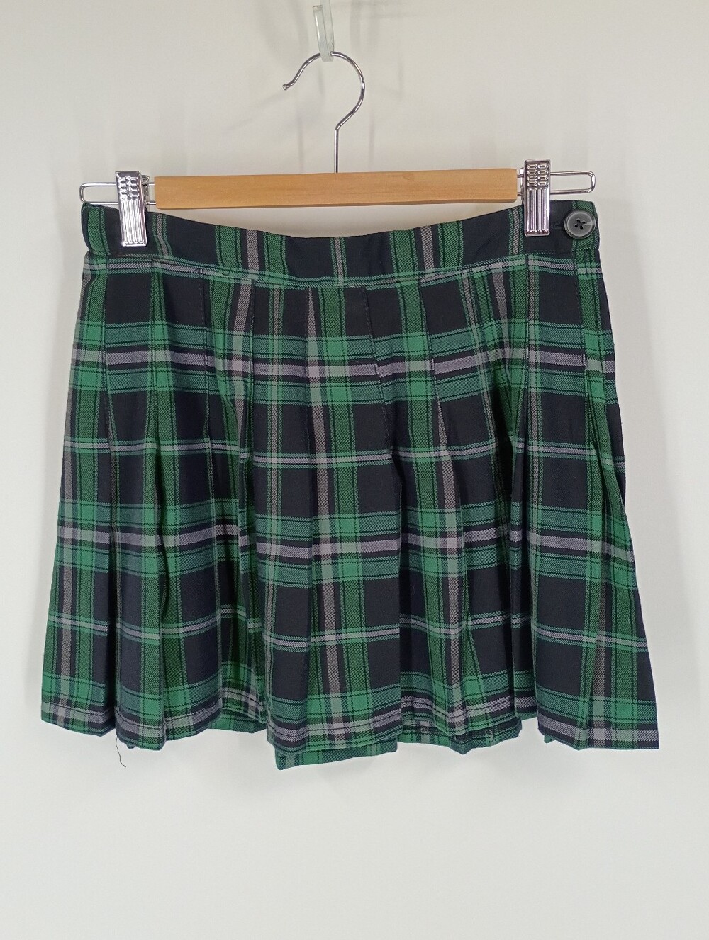 Aeropostale Plaid Pleated Mini Skirt